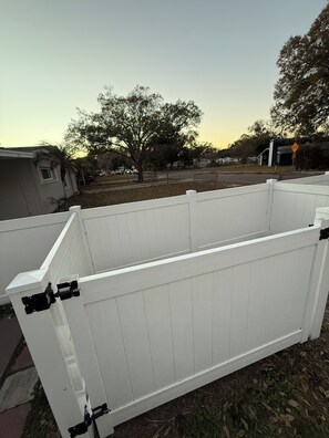 Enceinte de l’hébergement