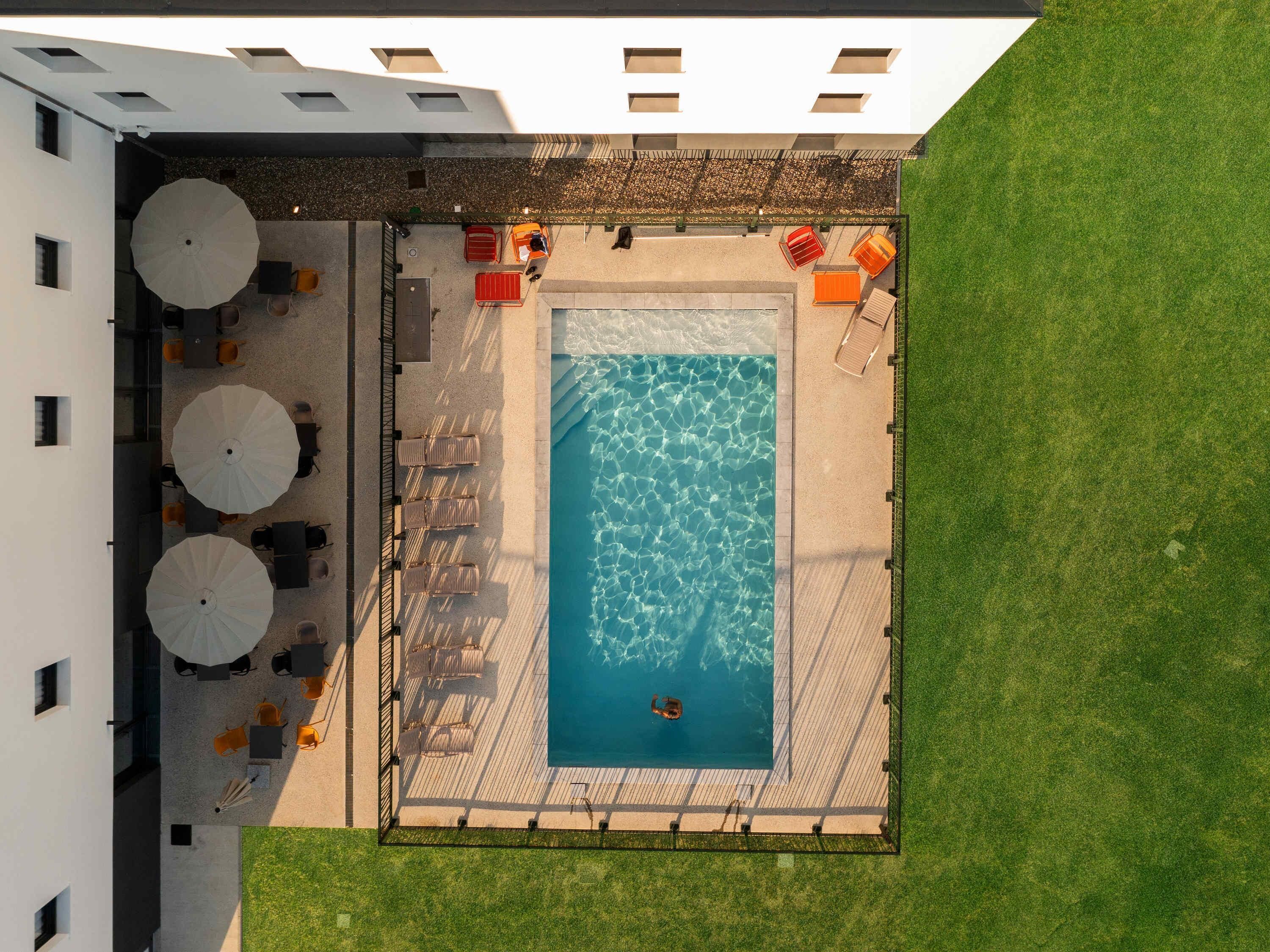 Seasonal outdoor pool