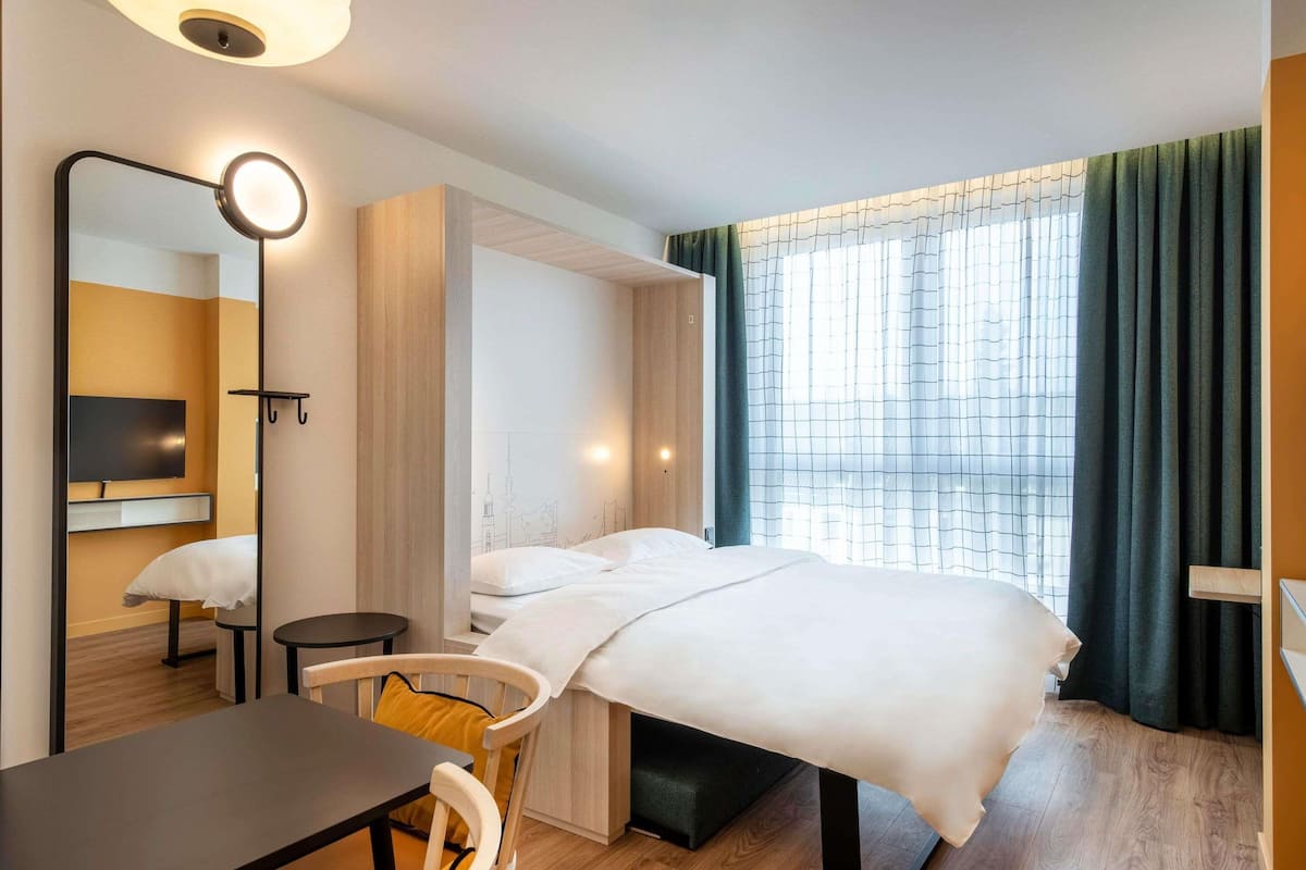 Studio Supérieur, 1 lit double | Literie hypoallergénique, coffres-forts dans les chambres