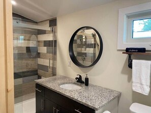 Hair dryer, towels