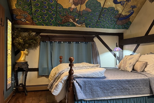 Peacock master bedroom