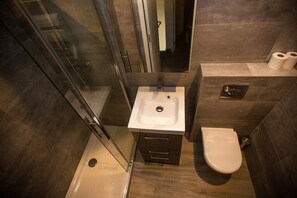 Combined shower/bathtub