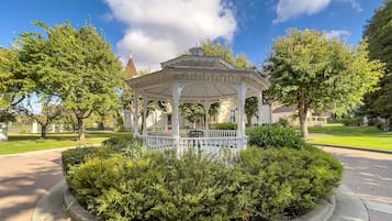 Outdoor wedding area