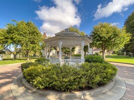Outdoor wedding area
