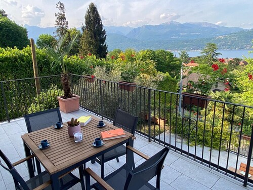 Palmito villa with pool in Baveno