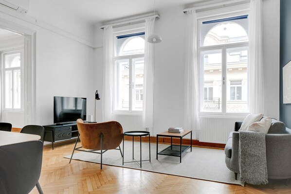 Tv och en stereo