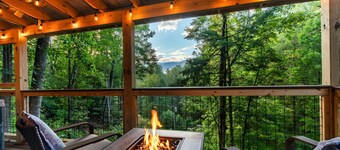 Rustic Cabin in 4 acres★120" Home Theater★HotTub★Game Room★Pet Friendly