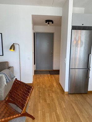 Departamento | 1 habitación, tabla de planchar con plancha, wifi gratis y ropa de cama 