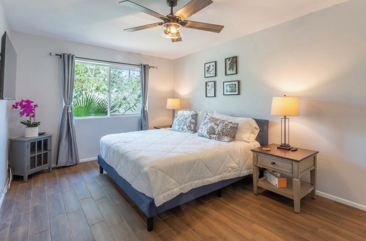 2 bedrooms, desk, iron/ironing board, free WiFi