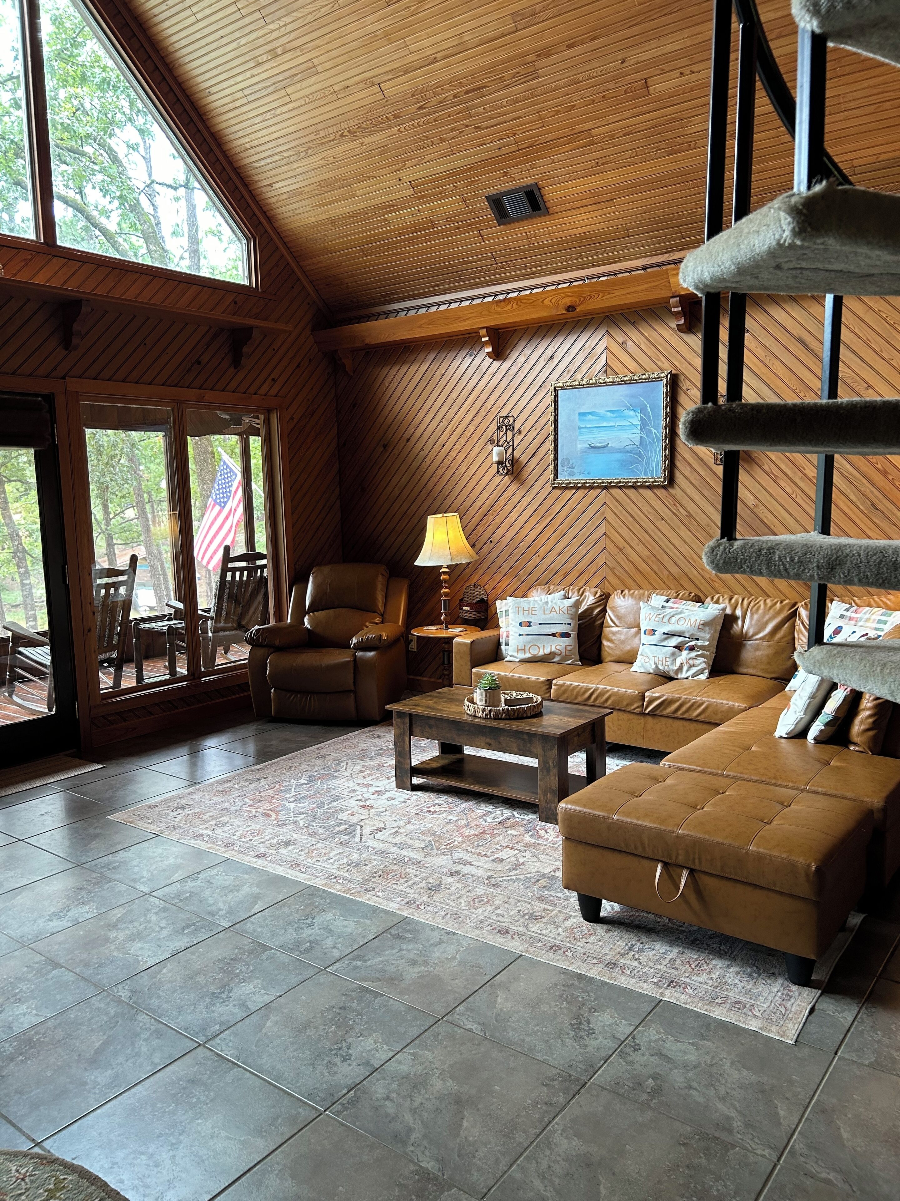 TV connectée, cheminée