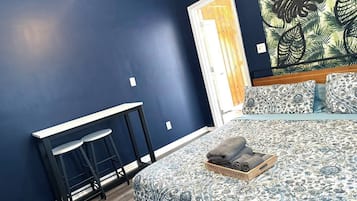 Desk, iron/ironing board, free WiFi, bed sheets