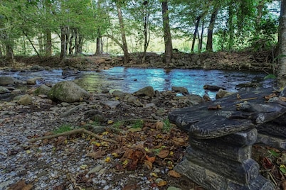 Beautiful Authentic Log Cabin on Cosby Creek
