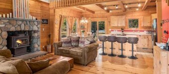 Timber Cabin in the woods