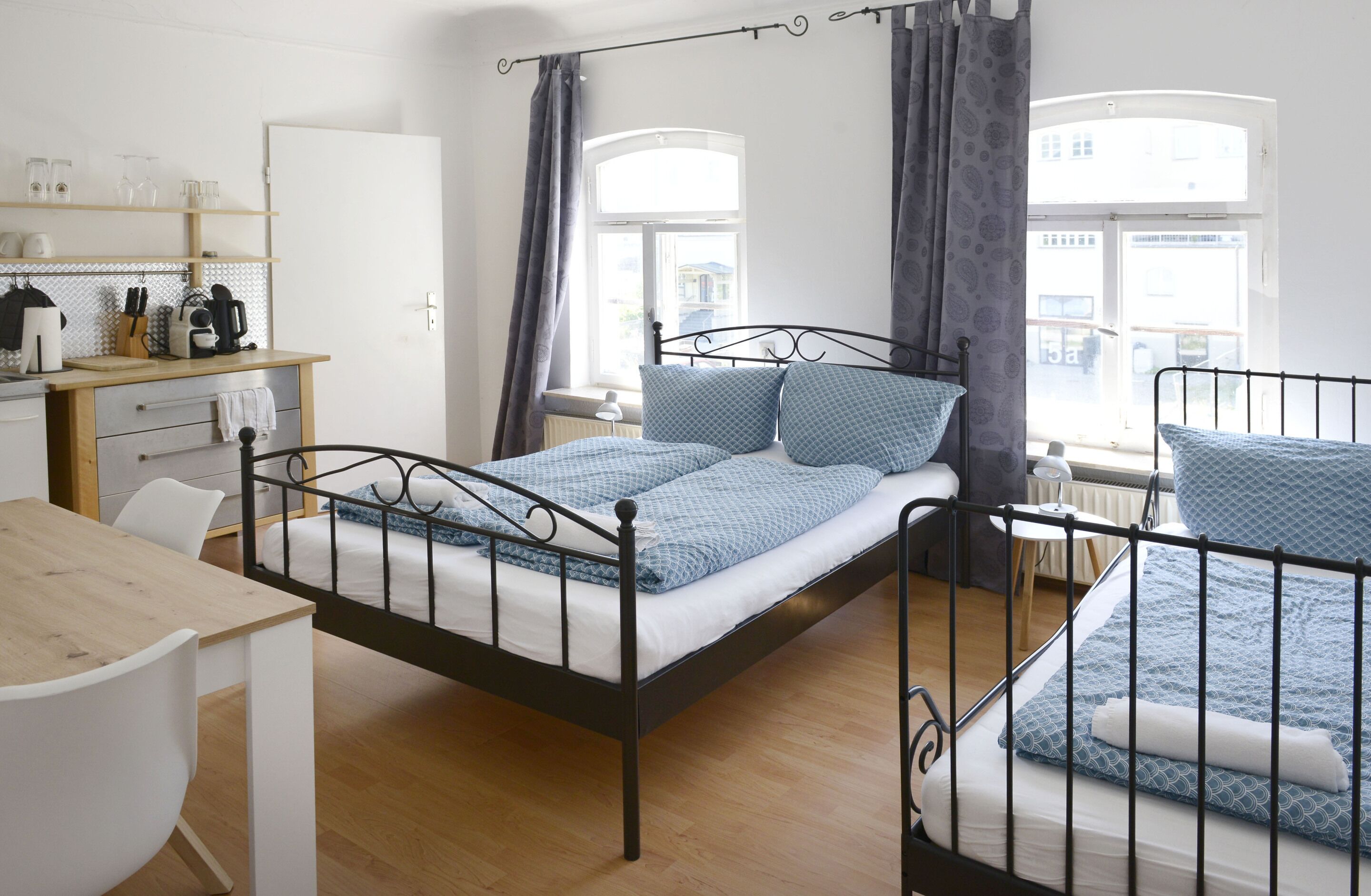 Studio - privat badrum (Dreibettzimmer)