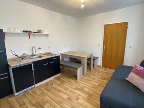 Apartment, Private Bathroom (Doppelbett & Schlafsofa) | Private kitchen - Westküste Lindau (Lindau)