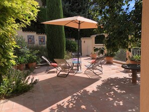 Terrace/patio - Charming villa with garden in Vence, the city of art (VENCE)