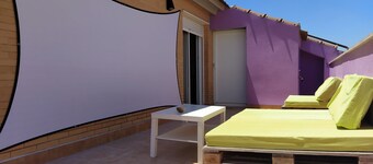 Duplex penthouse in town 10 minutes from the center