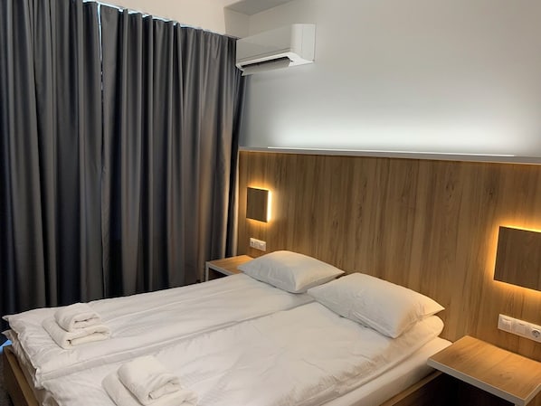 2 bedrooms, iron/ironing board, travel crib, free WiFi