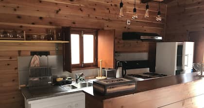 Pleasant cabin with PĂĄteo 5 minutes from the City