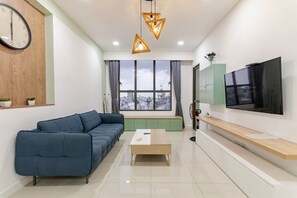 TV connectée, cheminée