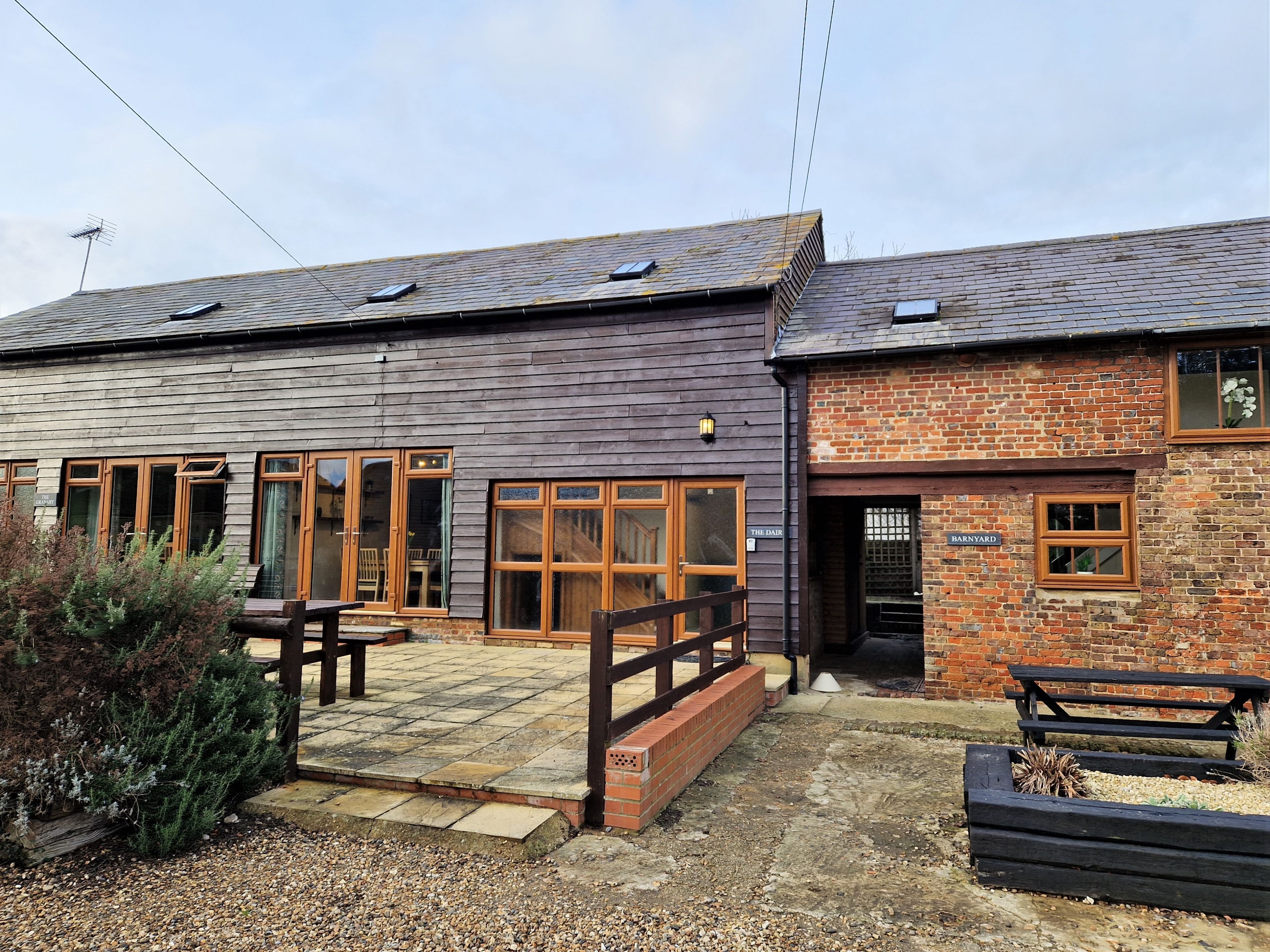 The Dairy -  a thee bedroom, one bathroom that sleeps 5 guests  in 3 bedrooms