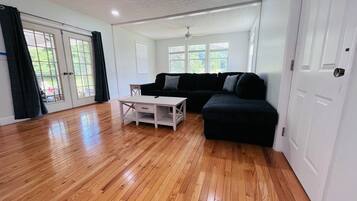 TV connectée, cheminée, jeux vidéo, lecteur de DVD