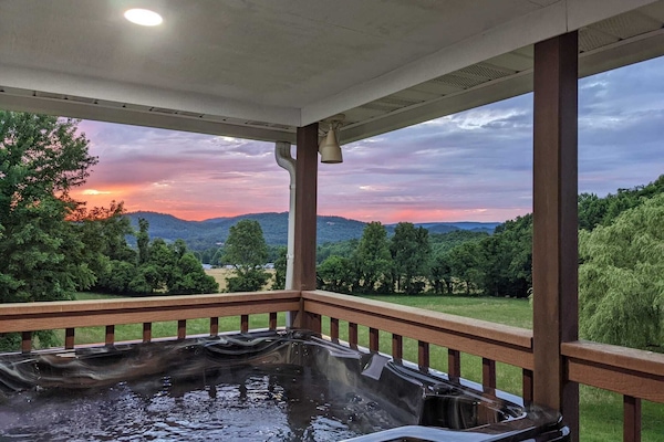 View from the hot tub