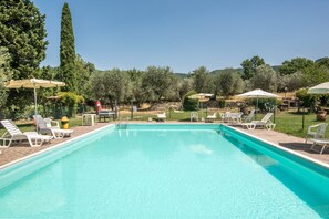 Pool - Holiday Apartment 'Monolocale Saraceno' with Pool, Garden & Wi-Fi (Castiglion Fibocchi)