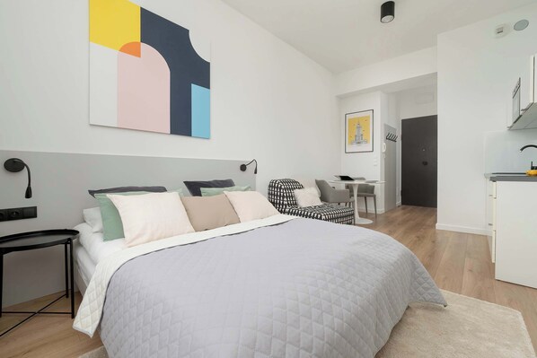 Iron/ironing board, WiFi, bed sheets - Bright Studio | Next to the Łazienki Królewskie (Warszawa)