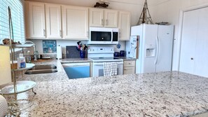 Fridge, microwave, oven, stovetop - Afterdune Delight - Beach View - Sea Isle (Galveston)