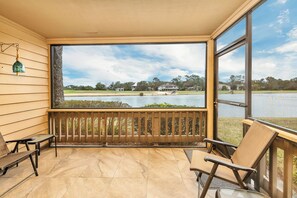 Interior - On the Sea Palms golf course and lagoon. (St. Simons Island)