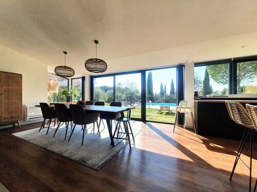 Villa 7/9 couchages Piscine + Pool House + Pétanque + Four à pizza