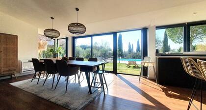 Villa 7/9 couchages Piscine + Pool House + Pétanque + Four à pizza