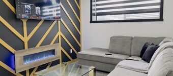 Designer suite with a Pool Table/Xbox/Arcade/Jumbo Jenga