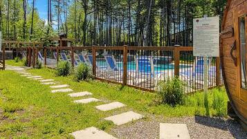 Udendørs pool, opvarmet pool