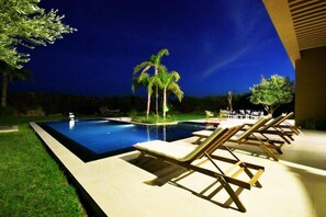 Outdoor pool - Villa Palmeria Marrakech 15 min from center (Marrakech)