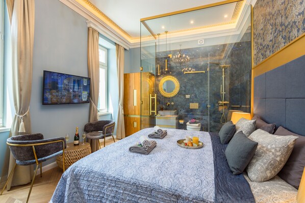 Apartamento real | 3 quartos, roupas de cama premium