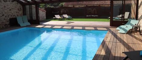 Indoor pool, a heated pool