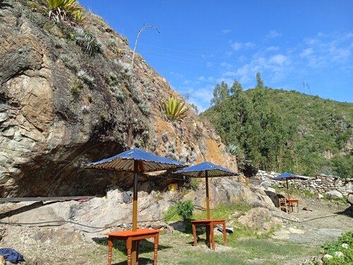 room private view mountain range white and interandean valley 