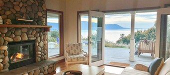 Sunset, Water Views with Hot Tub, Large Deck, and Privacy