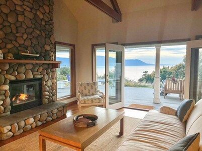 Sunset, Water Views with Hot Tub, Large Deck, and Privacy