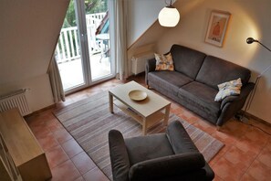 TV, stereo - Apartment K5 - 3-room apartment for 5 people. on the 2nd floor (Graal-Müritz)