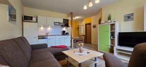 TV, DVD player, stereo