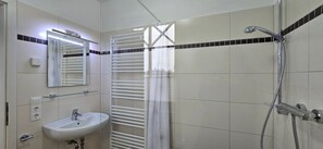 Shower, hair dryer