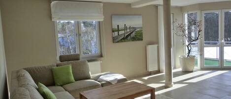 TV, DVD player, stereo