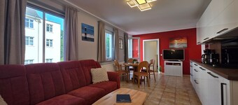 Vacation apartment S33 "Lighthouse" - 2-room apartment near the beach with balcony for 3 people