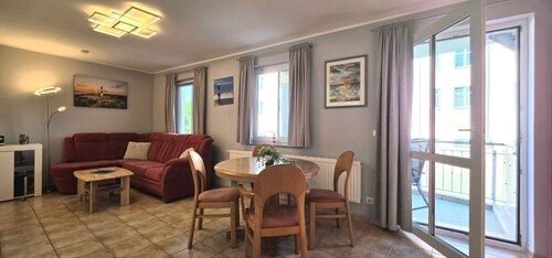 Vacation apartment S33 "Lighthouse" - 2-room apartment near the beach with balcony for 3 people