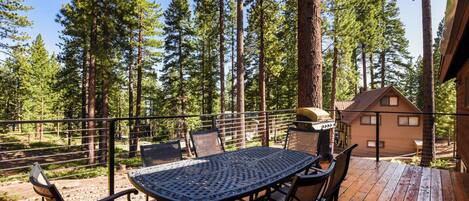 Ferienhaus, Mehrere Betten, Terrasse, Bergblick (Tranquil Tumbleweed) | Speisen im Freien