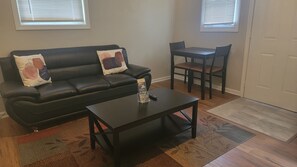 Luxury Apartment | Living area | 55-inch Smart TV with digital channels, TV, Netflix