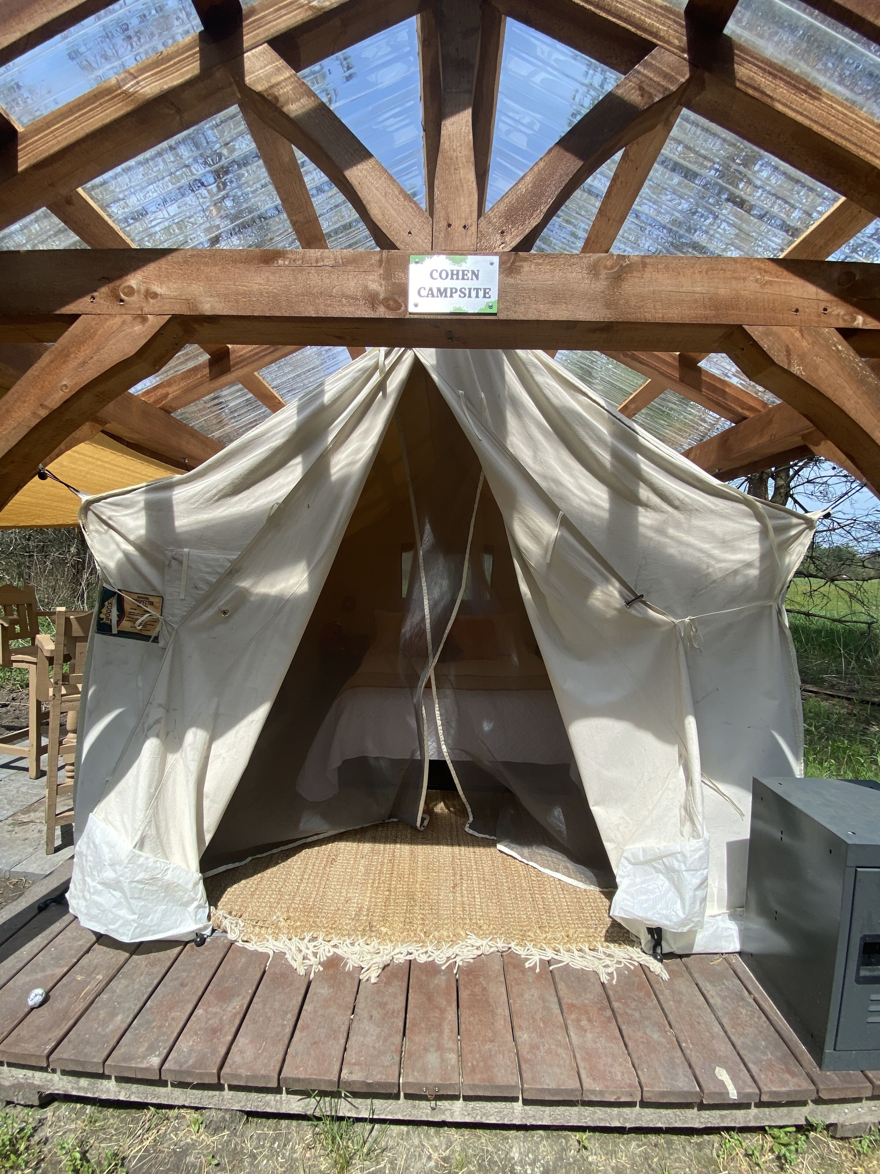 Enceinte de l’hébergement